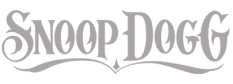 Stylized Snoop Dogg logo used in digital out-of-home campaign visuals