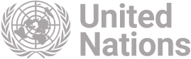 United Nations logo displayed in monochrome format