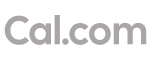 Cal.com logo displayed in minimalist monochrome style